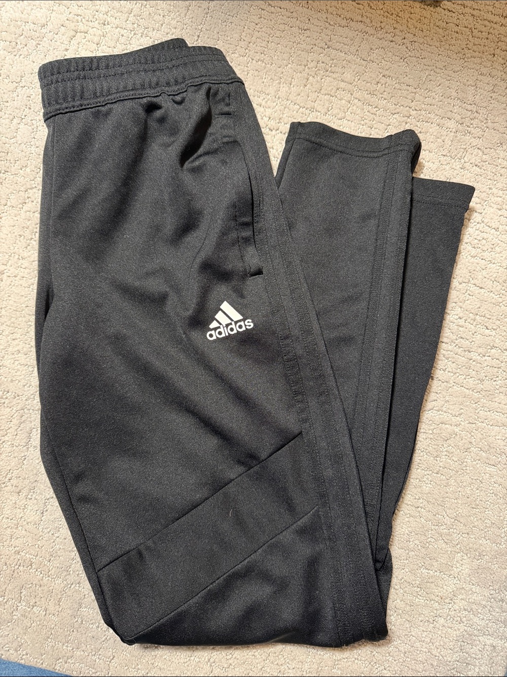 adidas Black Kids Jogger pants size 13/14